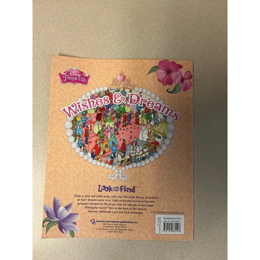 Disney Princess I Spy BookDisney Princess I Spy Books - Wishes & Dreams and More